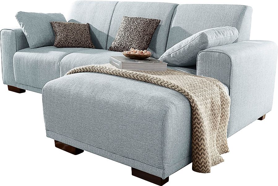 Home affaire Ecksofa "BORNHOLM L-Form mit Recamiere, Maße B/T/H: 234/162/85 günstig online kaufen