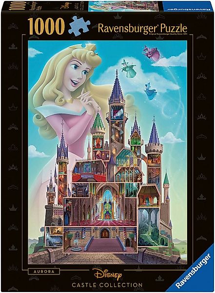 Ravensburger Puzzle Castle Collection - Disney Princess, Aurora, 1000 Puzzl günstig online kaufen