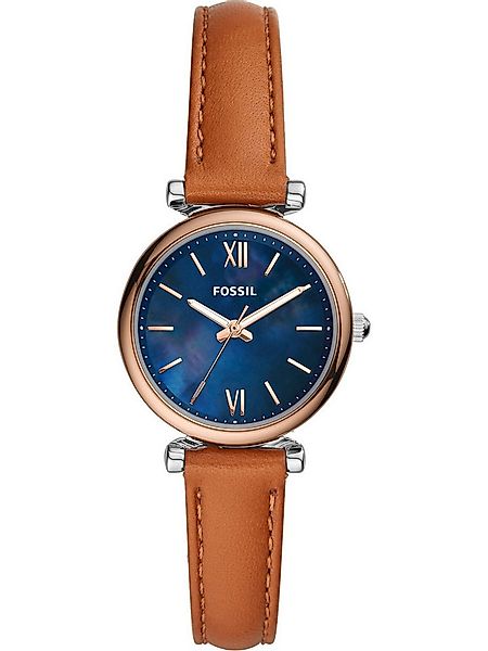 Fossil Quarzuhr Fossil Damen-Uhren Analog Quarz günstig online kaufen