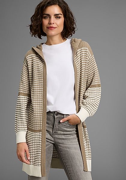 KangaROOS Kapuzenstrickjacke mit angesagtem Strickmuster günstig online kaufen