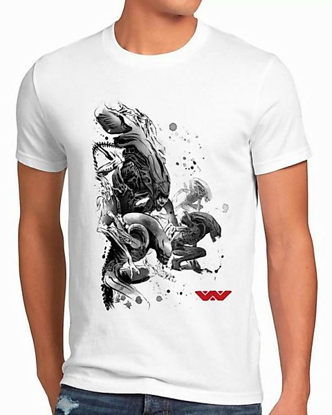 style3 T-Shirt Alien Invasion xenomorph alien ridley scott predator günstig online kaufen