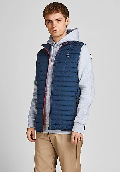 Jack & Jones Steppweste "JJEMULTI BODYWARMER COLLAR NOOS" normal, Polyester günstig online kaufen