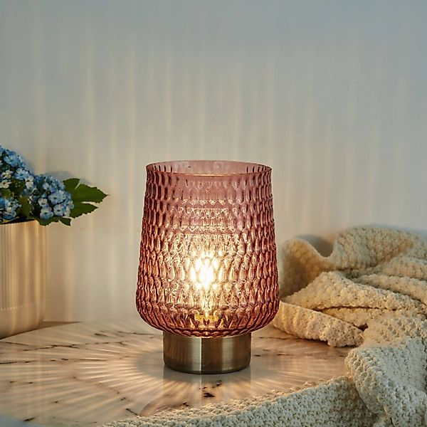 Pauleen Tischleuchte »Rose Glamour«, 1 flammig, Leuchtmittel E27   Leuchtmi günstig online kaufen