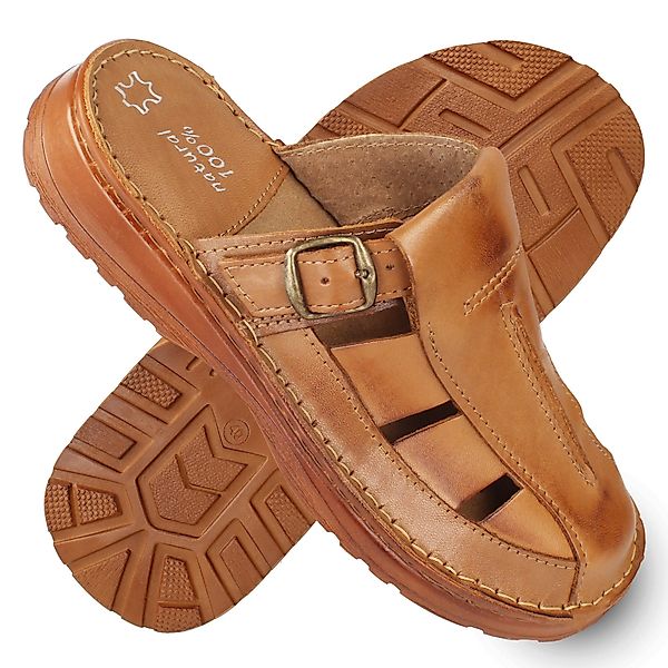 Cloque Givet Slipper aus Leder, Pantolette, günstig online kaufen