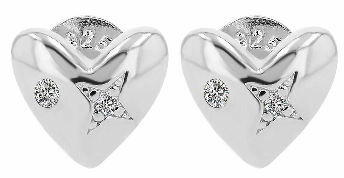 Adelia´s Paar Ohrhänger "Damen Ohrringe – Ohrstecker aus 925 Silber mit Zir günstig online kaufen