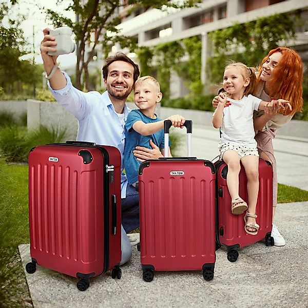 TAN.TOMI Handgepäckkoffer Koffer Trolley Rollkoffer Reisekoffer Handgepäck günstig online kaufen