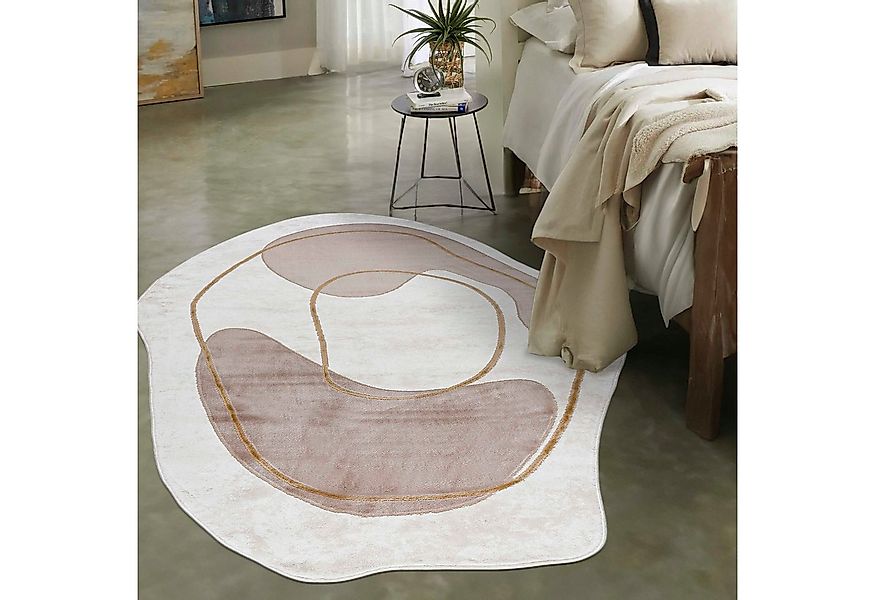 Mazovia Designteppich Modern Unregelmäßig Teppich Weich Teppich für Wohnzim günstig online kaufen