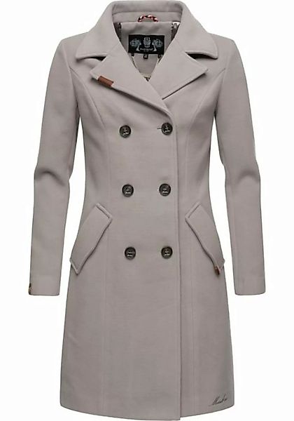 Marikoo Wintermantel "Nanakoo", edler Damen Trenchcoat in Wollmantel-Optik günstig online kaufen