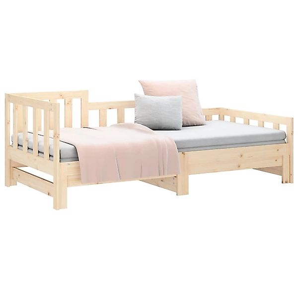 vidaXL Tagesbett Ausziehbar 2x(90x200) cm Massivholz Kiefer1280253 günstig online kaufen