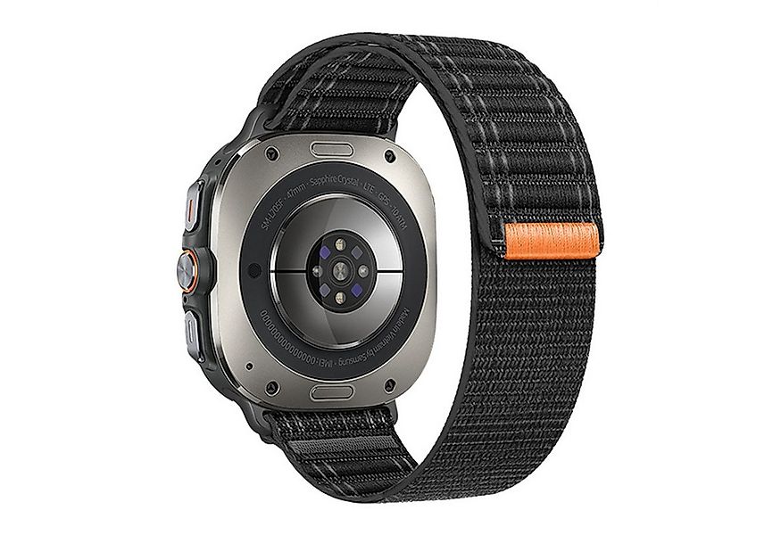 Wigento Smartwatch-Armband Für Samsung Galaxy Watch Ultra 47mm Nylon Klettv günstig online kaufen