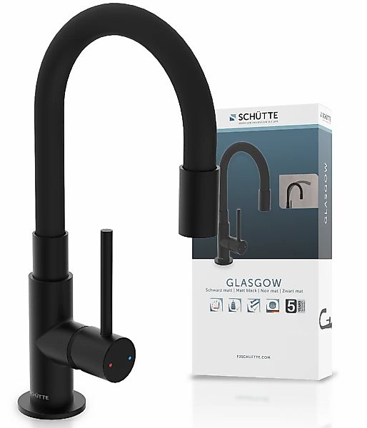 Schütte Waschtischarmatur "GLASGOW" Hochdruck Armatur Bad, 360 schwenkbarer günstig online kaufen