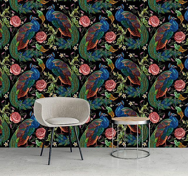 queence Vinyltapete »Nele«, animal print-Fellimitat-Motiv-bedruckt-Reptilie günstig online kaufen