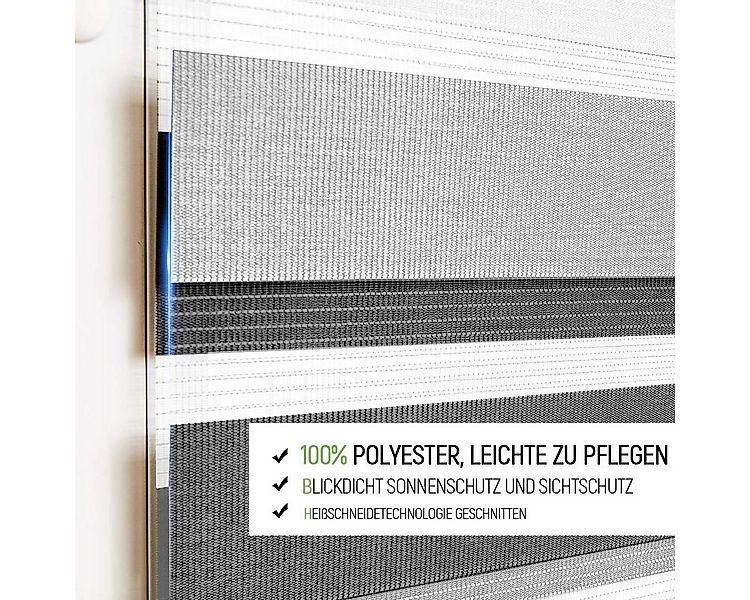 Doppelrollo doppelrollo Klemmfix ohne Bohren, OUBO, verdunkelnd, verspannt, günstig online kaufen