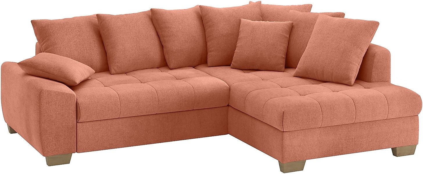 Mr. Couch Ecksofa "Nikita II, L-Form", Wahlweise mit Bettfunktion, Bettkast günstig online kaufen