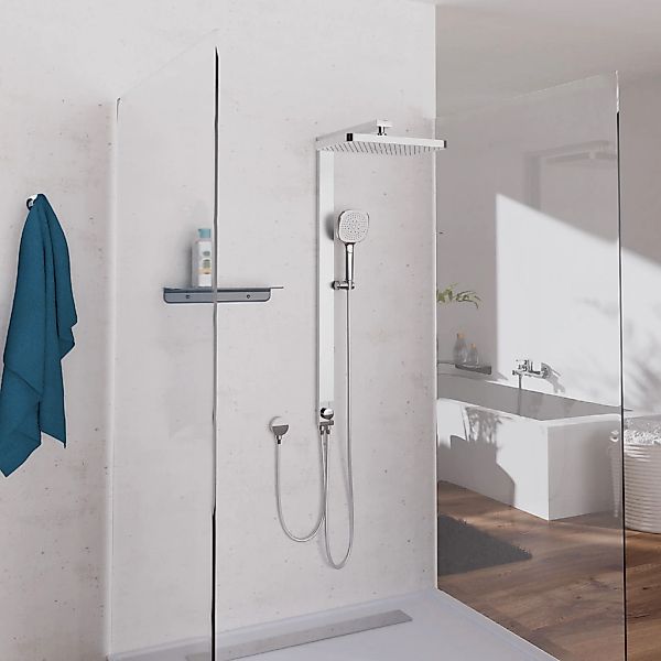 Schütte Brausegarnitur "LA PALMA" Komplett-Set, Regendusche, mit Antikalk-B günstig online kaufen