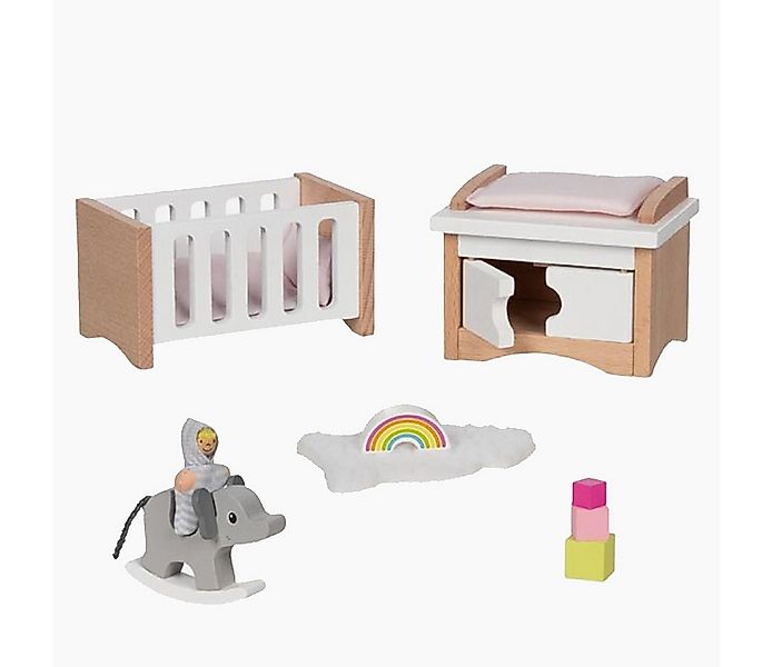 goki Puppenhausmöbel Puppenmöbel Style, Babyzimmer (packung, 12tlg., spar s günstig online kaufen
