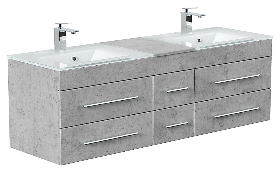 Magnolia Home Doppelwaschtisch Badmöbel Vitro XL günstig online kaufen