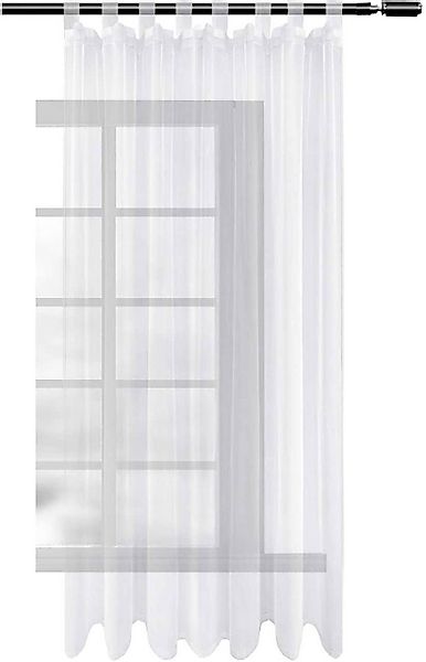Woltu Gardine, (1 St), halbtransparent, mit günstig online kaufen