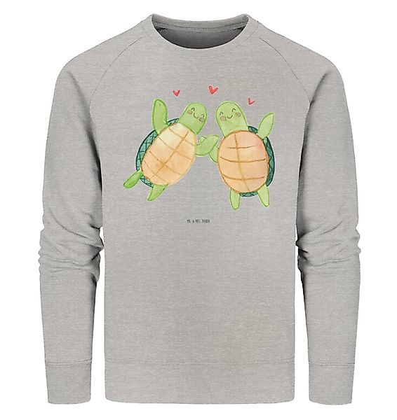 Mr. & Mrs. Panda Longpullover Schildkröten Paar Größe XXL - Heather Grey - günstig online kaufen