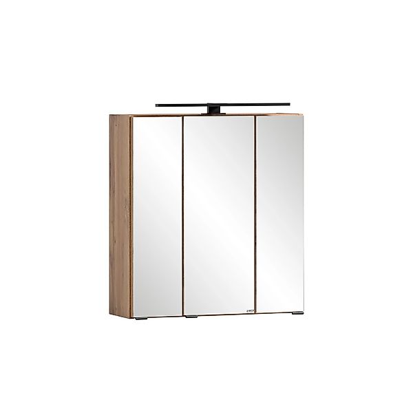 Held Möbel 3D-Spiegelschrank Padua 60 cm Wotaneiche günstig online kaufen