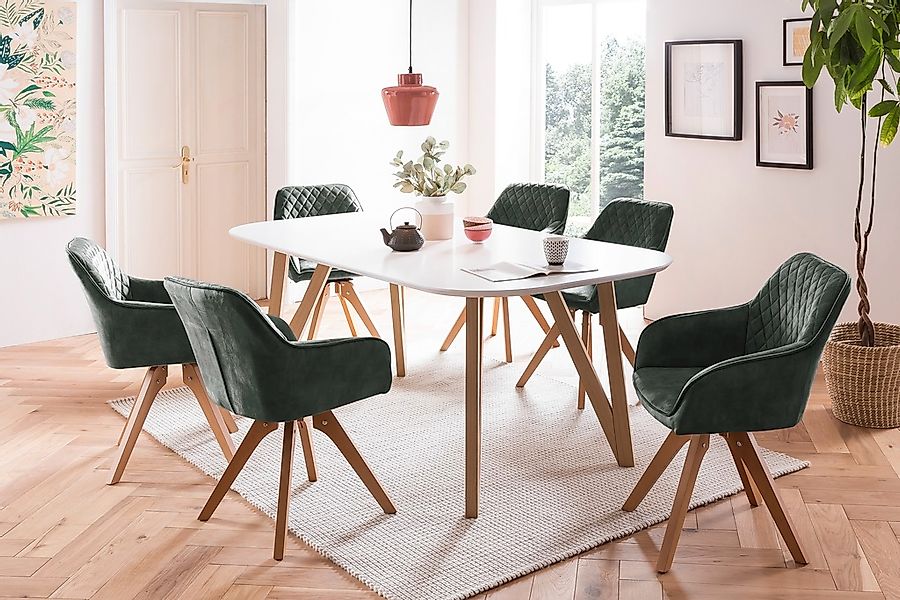 SalesFever Essgruppe, (5-tlg.), Tischbreite 180 cm, Stühle 180 drehbar, mit günstig online kaufen
