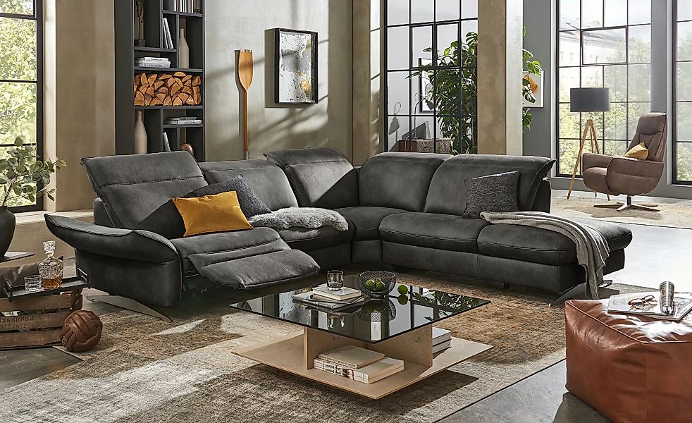 Mein Sofa bold Ecksofa  Michelle ¦ grau ¦ Maße (cm): B: 292 H: 81 T: 258.0 günstig online kaufen