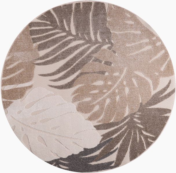 Sanat Teppich "Floral Outdoor" rund 6 mm Höhe In- und Outdoor geeignet, flo günstig online kaufen