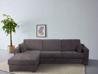 Home affaire Ecksofa "Roma "L" Dauerschlaffunktion, mit Unterfederung" Matr günstig online kaufen