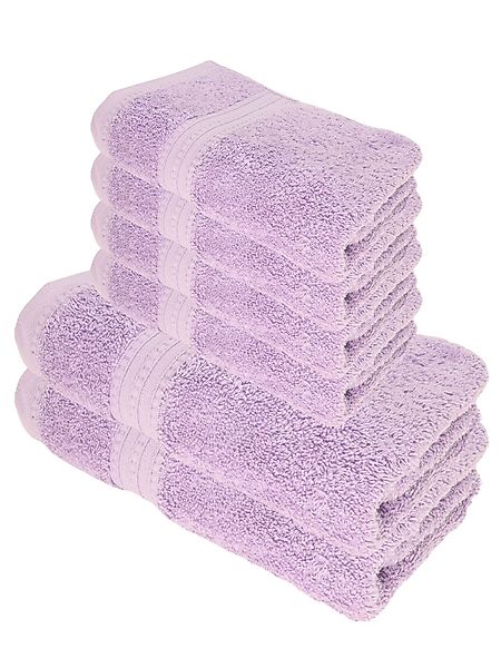 Julie Julsen Handtücher 6-Handtücher-Lavendel, Bio-Baumwolle (6-St) günstig online kaufen
