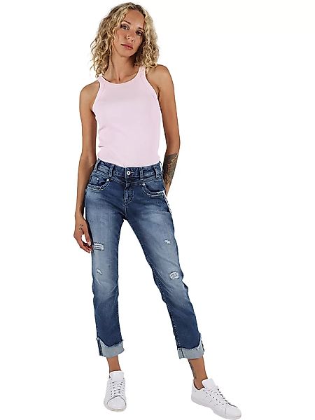 M.O.D. Damen Jeans RITA - Regular Fit - Blau - Rest Blue günstig online kaufen