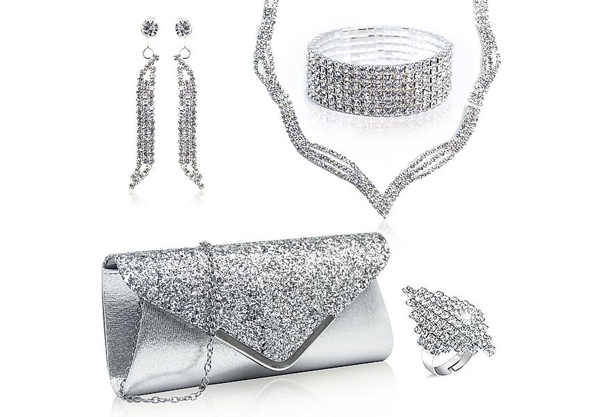 Coonoor Schmuckset Frauen Abendtasche Schmuckset, Hochzeitsfeier Schmuckset günstig online kaufen