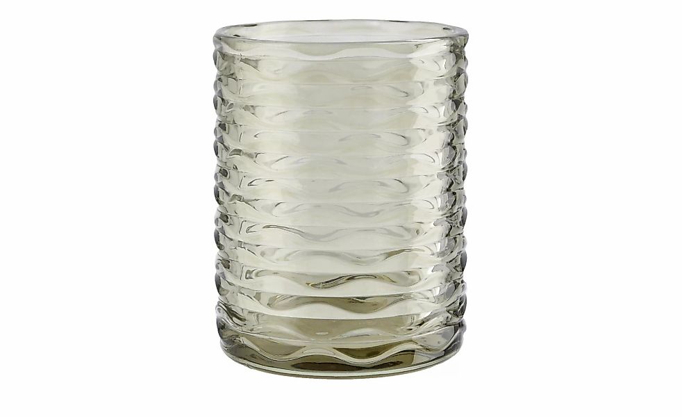 Windlicht   ¦ braun ¦ Glas ¦ Maße (cm): H: 10  Ø: 8 Accessoires > Kerzen & günstig online kaufen