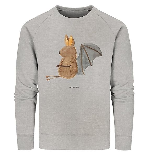 Mr. & Mrs. Panda Longpullover Fledermaus Sitzen Größe XXL - Heather Grey - günstig online kaufen