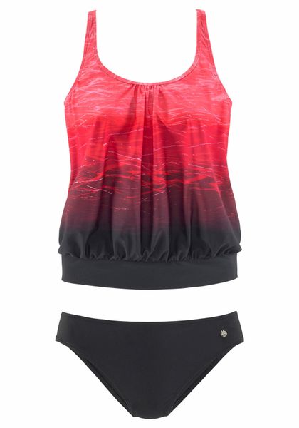 LASCANA Tankini mit Batikoptik günstig online kaufen