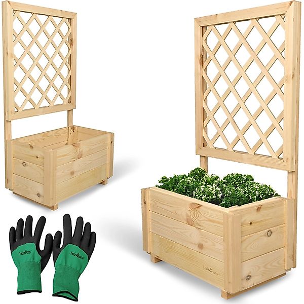 holz4home® Blumenkasten Pflanzkasten mit Rankgitter aus günstig online kaufen