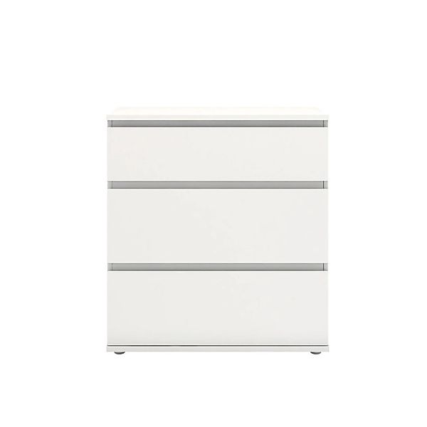 ebuy24 Nora Kommode 3 Schubladen Weiss günstig online kaufen