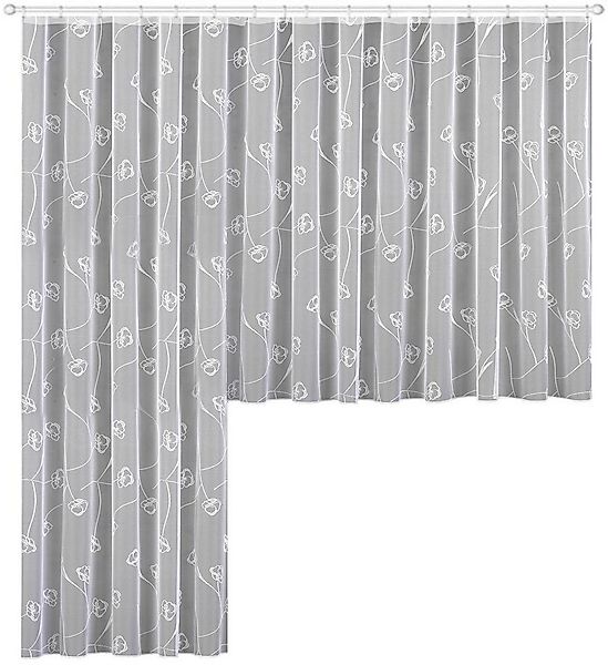 Weckbrodt Gardine Melia (1 St), Smokband, halbtransparent, Jacquard, Jacqua günstig online kaufen