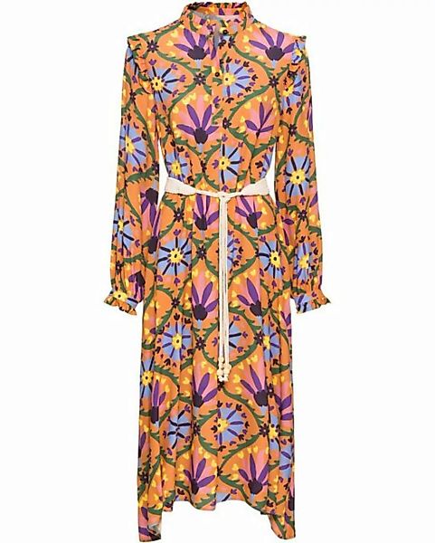 farm um's herz Midikleid Midi-Kleid mit floralem Allover-Print günstig online kaufen