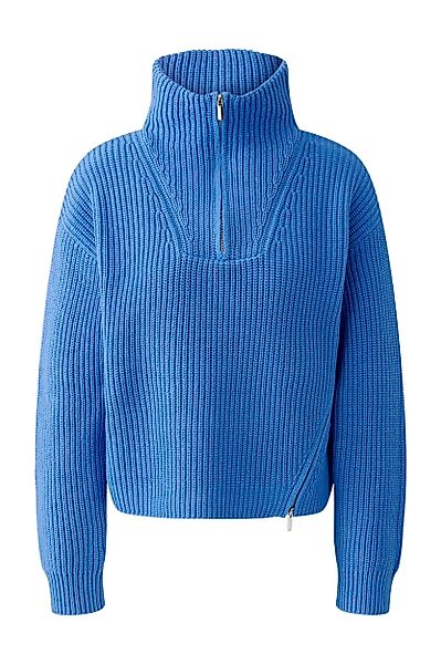 Oui Wollpullover Pullover blue günstig online kaufen