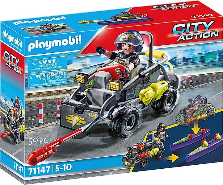 Playmobil® SWAT-Multi-Terrain-Quad (71147), My Action Heroes Konstruktions- günstig online kaufen