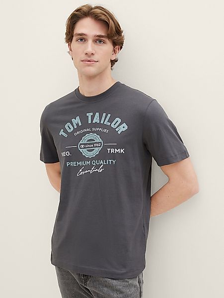 TOM TAILOR T-Shirt T-Shirt mit Logo-Print günstig online kaufen