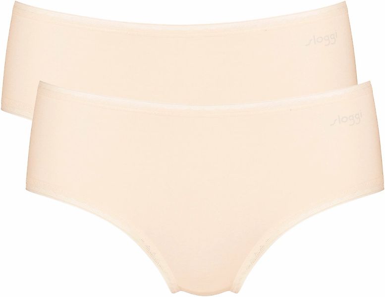 sloggi Midislip "GO", (2er Pack), zarte Spitzendetails, weich günstig online kaufen