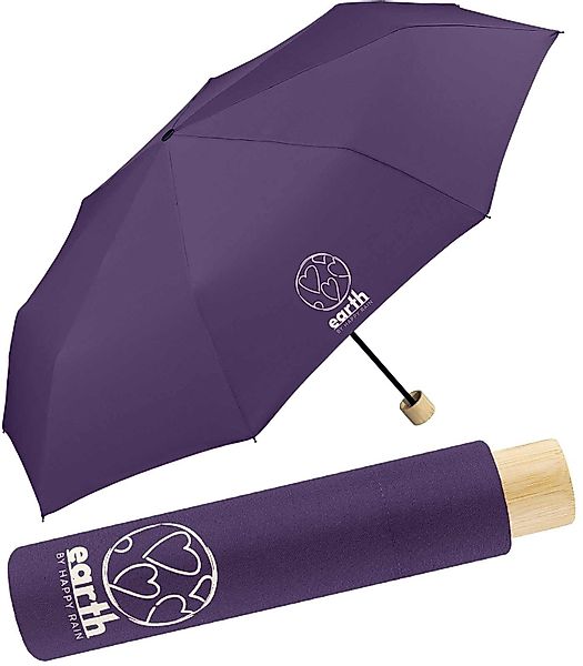 HAPPY RAIN Taschenregenschirm Earth - nachhaltiger günstig online kaufen