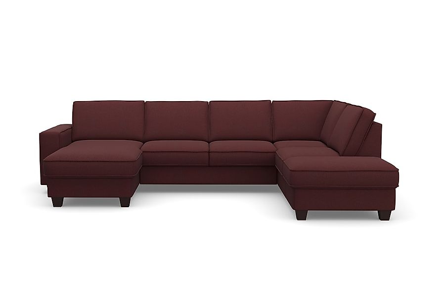 Home affaire Wohnlandschaft "County U-Form" wahlweise Ottomane links oder r günstig online kaufen