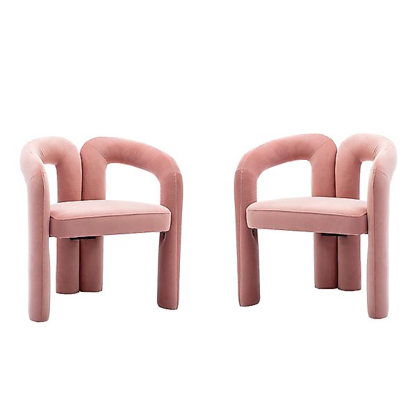 KLAM HOME Esszimmerstuhl Samt moderne Design günstig online kaufen