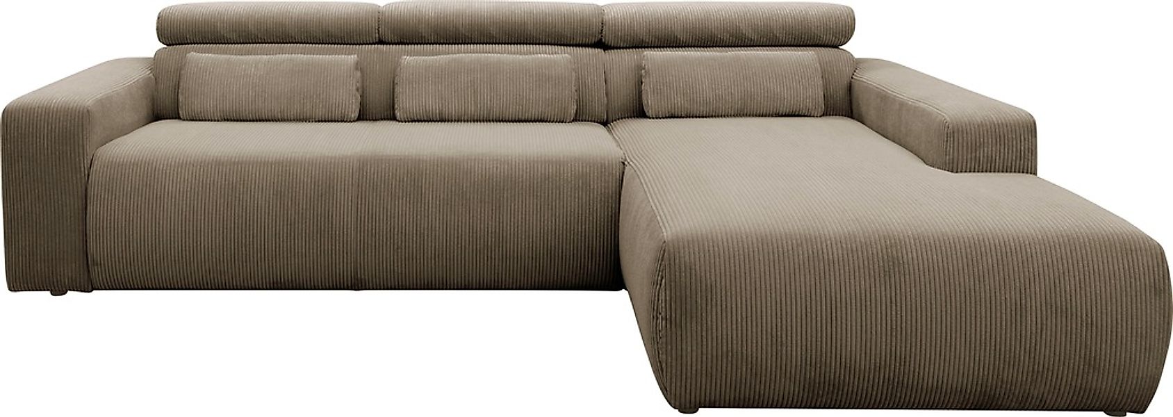 DOMO collection Ecksofa "Brandon B/T: 289/177 cm, belastbar bis 140kg/ Sitz günstig online kaufen