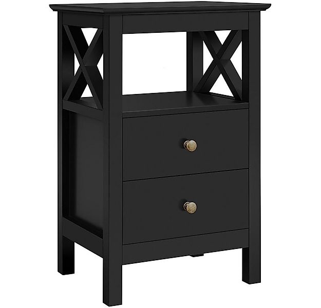 Yaheetech Nachtkonsole Nachttisch (1 St), mit 2 Schubladen, Beistelltisch f günstig online kaufen