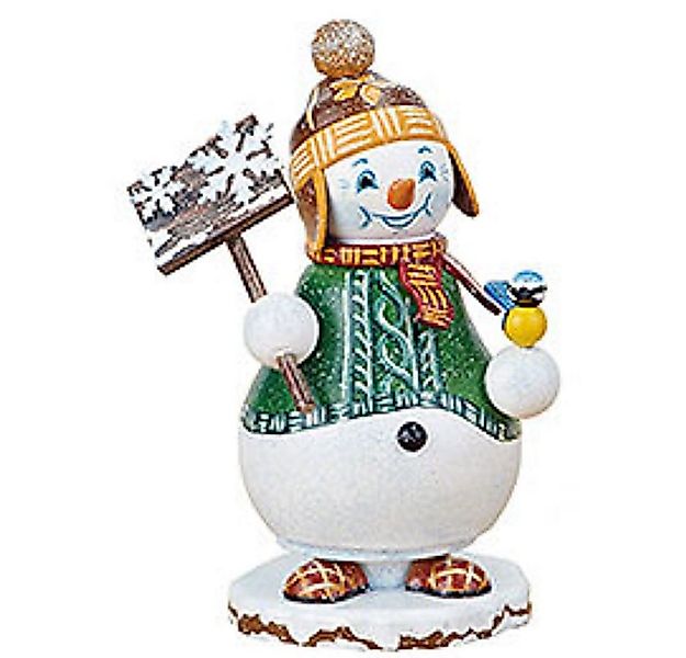 Hubrig Volkskunst GmbH Räuchermännchen Wichtel Schneemann Schneegestöber Hö günstig online kaufen