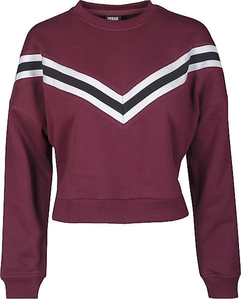 URBAN CLASSICS Sweater "Damen Ladies Inset Striped Crew", (1 tlg.) günstig online kaufen