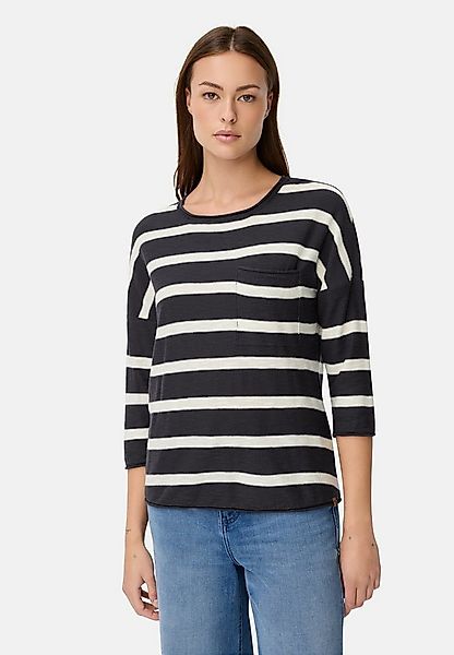 camel active Rundhalspullover Boxy Strickpullover mit 3/4-Ärmeln Dreivierte günstig online kaufen